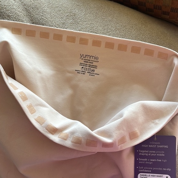 Brand New Yummie Shapewear Compression High Waist Shaping Smoothing Thong Nude - Picture 6 of 9